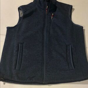 Orvis Gray and Red Knit Sweater